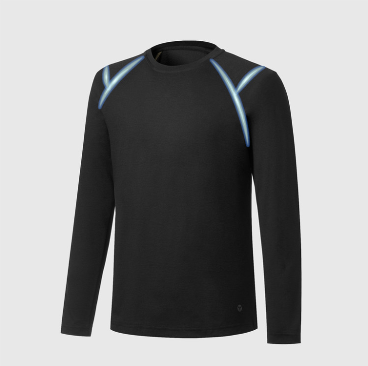 (MEN) WE-STIM™ Shoulder Vis Comfort-fit long sleeve