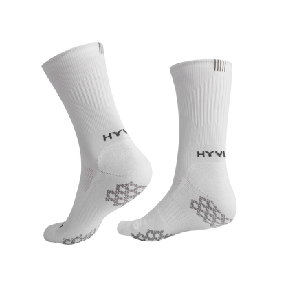 WE-STIM™ Performance Non-slip Socks (White)
