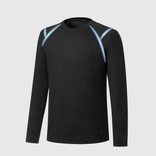 (MEN) WE-STIM™ Shoulder Vis Comfort-fit long sleeve